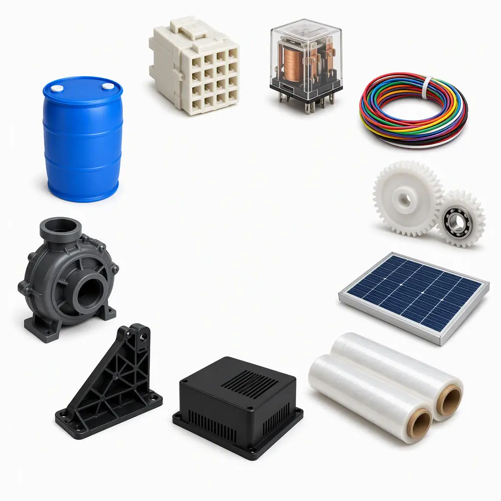plastic resins by application